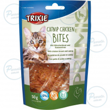 Ласощі Trixie Premio Catnip Chicken Bites для котів, з курячим філе та котячою м'ятою, 50 г