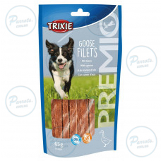 Лакомство Trixie Premio Goose Filets для собак, филе гуся, 65 г