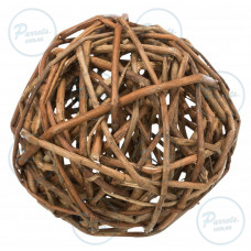 Мяч Trixie для грызунов, плетеный натуральный, d:13 см
