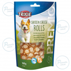 Ласощі Trixie Premio Chicken Cheese Rolls для собак, з куркою та сиром, 100 г