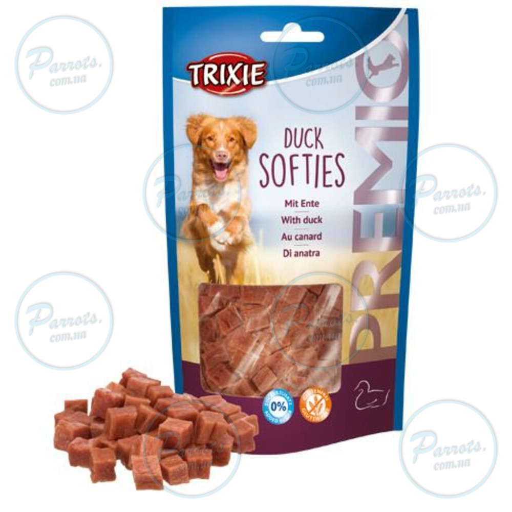 Ласощі Trixie Premio Duck Softies для собак шматочки з качкою 100 г
