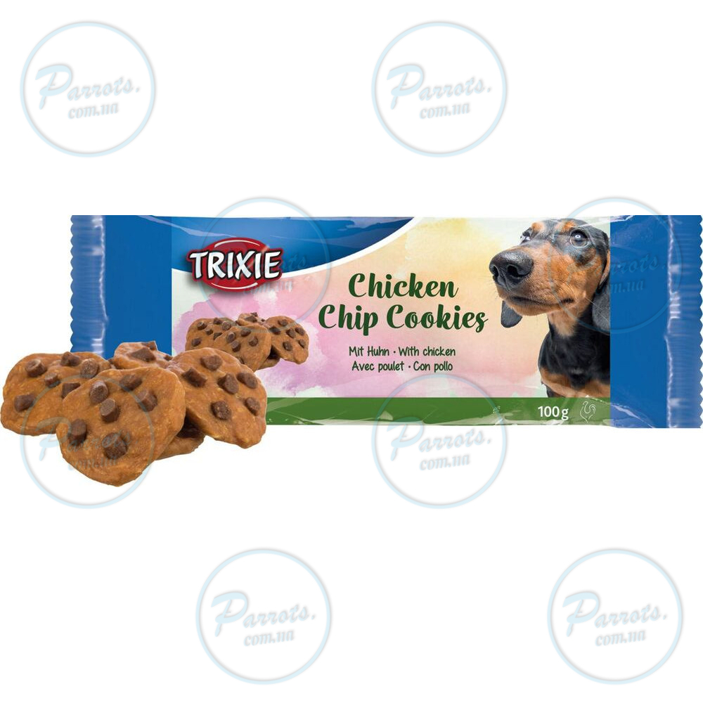 Ласощі Trixie Chicken Chip Cookies для собак печиво з куркою 100 г