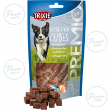 Лакомство Trixie Premio Guse Liver Cubes для собак, с гусиной печенью, 100 г