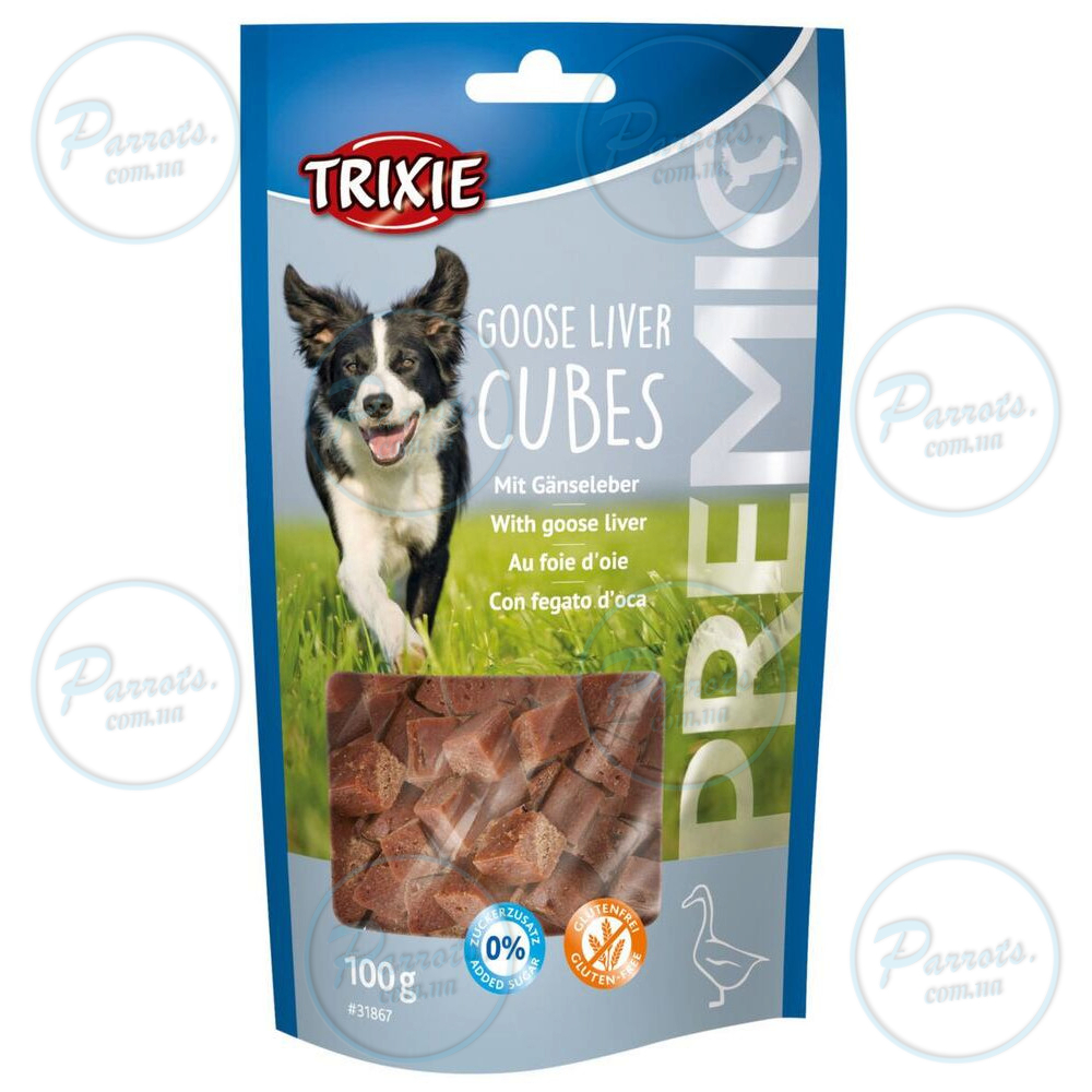 Ласощі Trixie Premio Guse Liver Cubes для собак кубики з гусячою печінкою 100 г