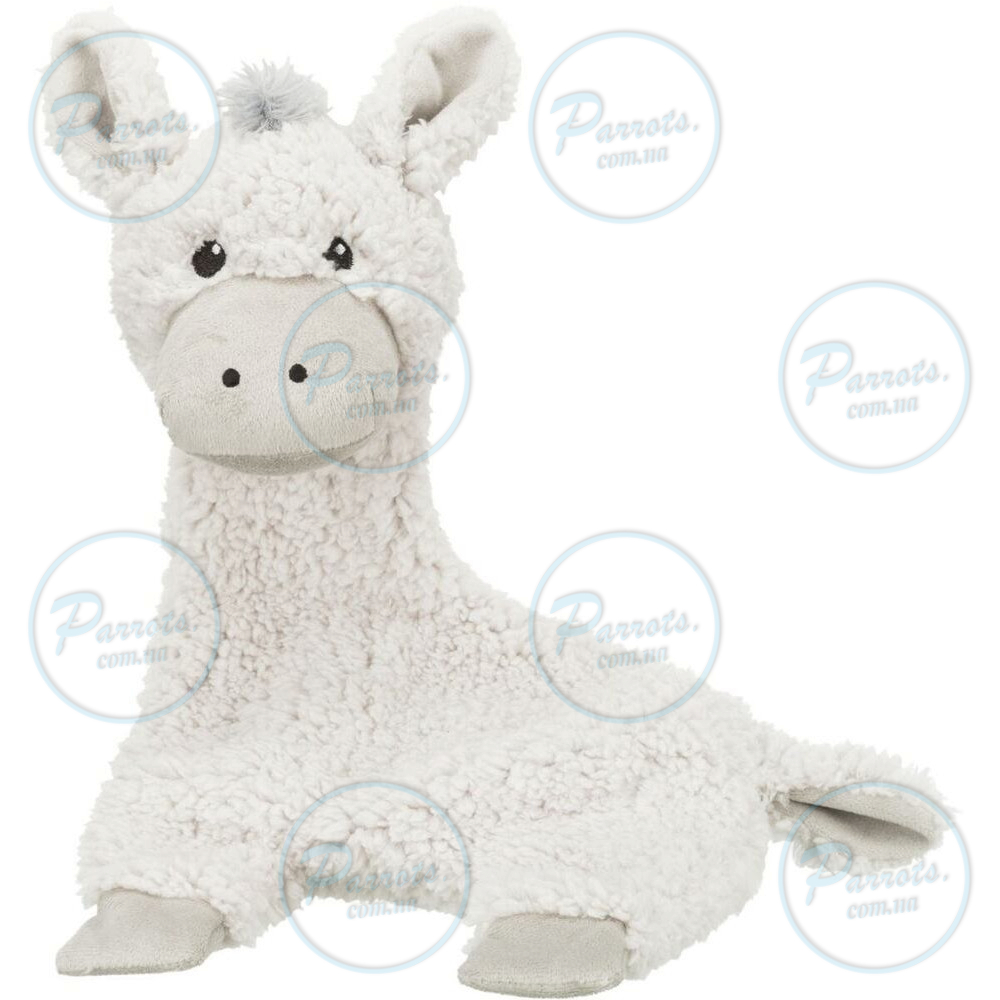 Іграшка Trixie Ослик Be Eco для собак, зі звуком, 40 см (плюш/поліестер)