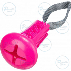 Іграшка Trixie Дзвоник для собак, для ласощів зі стрічкою, 11х22 см (гума/поліестер)
