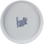 Миска Trixie для котів, пласка та широка, 600 мл, d:23 см (керамічна)