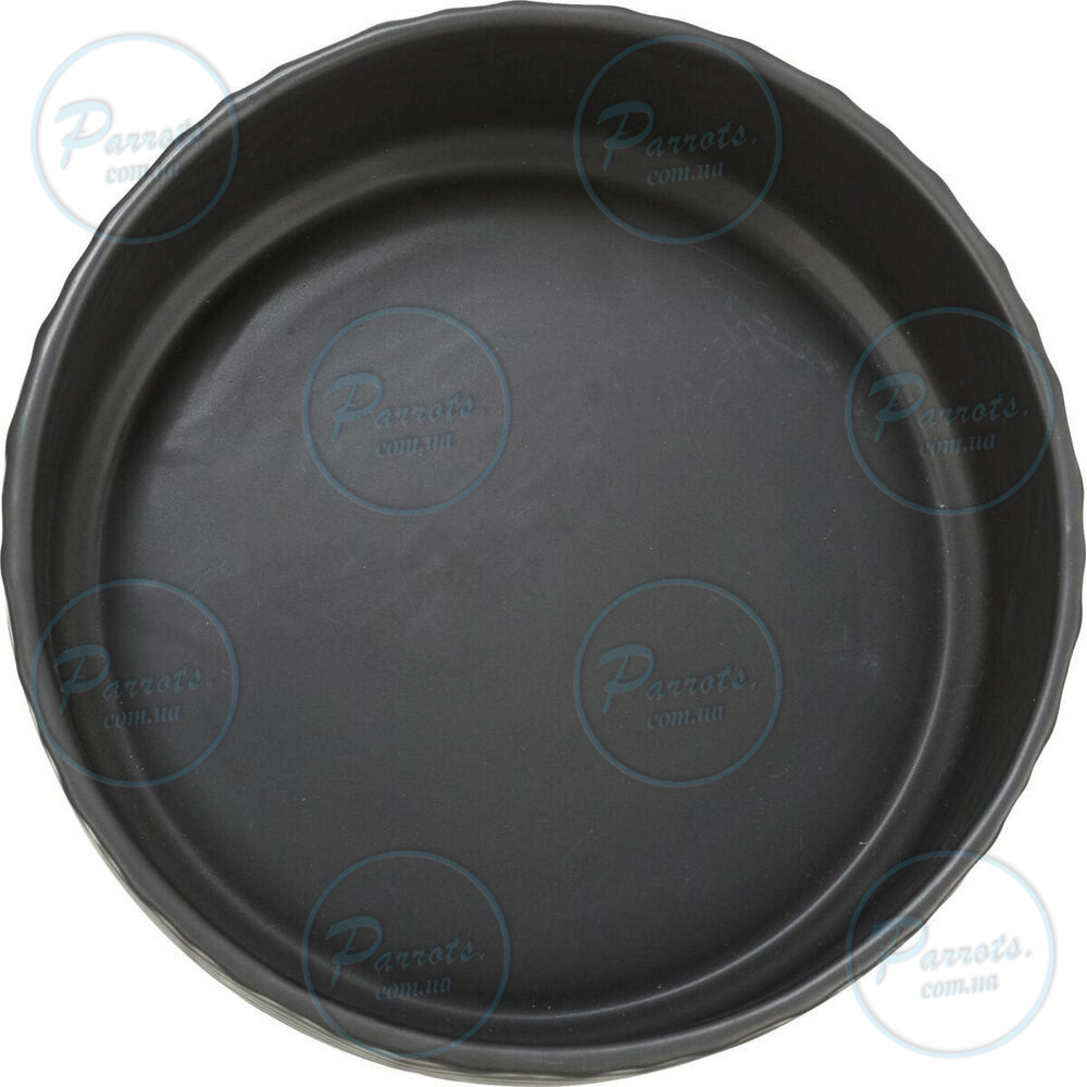 Миска Trixie для собак, чорна, 400 мл, d:13 см (керамічна)