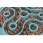 Килимок Trixie Повільне годування для собак, термопластина гума, d-28 см (блакитний)