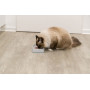 Миска Trixie Повільне годування для котів, 21х14 см, 250 мл (сіра)