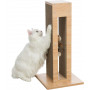 Дряпка Trixie Стовпчик з іграшкою для котів, на шнурку, картон/МДФ/джут, 30х30х62 см