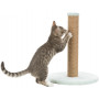 Когтеточка для котят Trixie Junior Столбик джут/плюш мятный/натуральный, 30*42 см