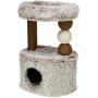 Царапка Trixie Harvey для кошек, джут/плюш/флис, 54х40х73 см (бело-коричневый)