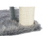 Царапка Trixie Baza для кошек, со щеткой, сизаль/плюш, 41х41х50 см (серый)