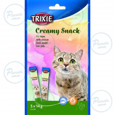 Лакомство Trixie Creamy Snacks для кошек, курица, 5 шт/упак, 14 г