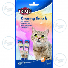 Лакомство Trixie Creamy Snacks для кошек, рыба, 5 шт/упак, 14 г