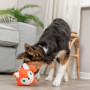 Іграшка Trixie для собак Лисиця з ефектом пам'яті поліестер помаранчева 11 см