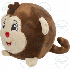 Іграшка Trixie для собак Мавпа з ефектом пам'яті поліестер кричнева 11 см
