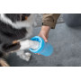 Очисник-щітка для лап Trixie для собак, силікон/PP, блакитний, S/M