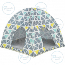 Домик для грызунов Trixie WigWam Sunny разноцветный, 37 х 35 х 37 см