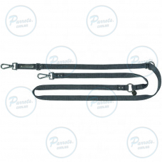 Поводок Trixie CityStyle V-Lead для собак хлопок S–M 2 м 13 мм черный