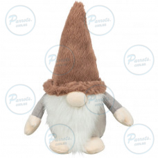 Іграшка Trixie для собак Різдвяний гном з пискавкою, плюшева, 30 см Іграшка Trixie для собак Різдвяний гном з пискавкою, плюшева, 30 см