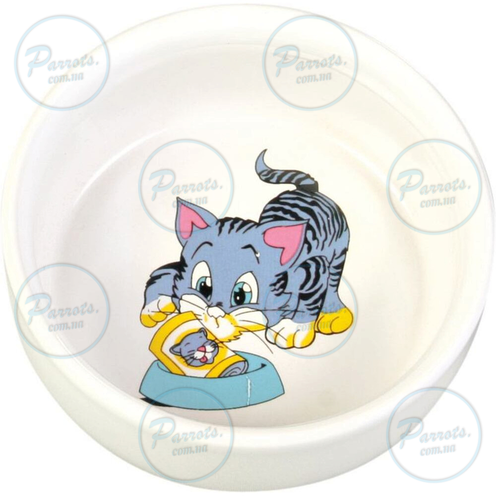 Миска Trixie для котів, керамічна, 11 см, 300 мл