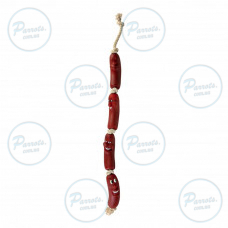 Іграшка Trixie Сарделька на мотузці для собак, 75 см (вініл)