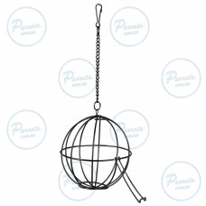 Кормушка-шар Trixie для сена, подвесной, d:12 см (металл)