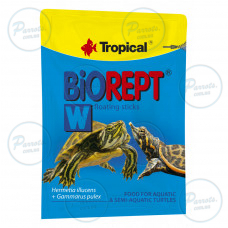 Сухой корм Tropical Biorept W для водоплавающих черепах, 20 г (гранулы)