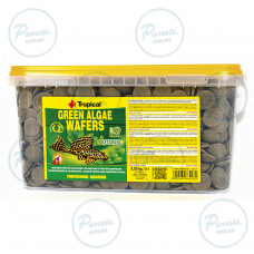 Сухой корм Tropical Green Algae Wafers для травоядных донных рыб, 5 л (хлопья)