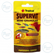 Корм Tropical Supervit Mini Granulat для акваріумних риб гранули 10 г