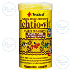 Сухой корм Tropical Ichtio-Vit для всех аквариумных рыб, 50 г (хлопья)