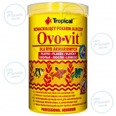 Сухий корм Tropical Ovo-Vit для всіх акваріумних риб, 200 г (пластівці)