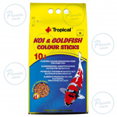 Сухой корм Tropical Koi & Goldfish Colour Sticks для прудовых рыб, 800 г (палочки)