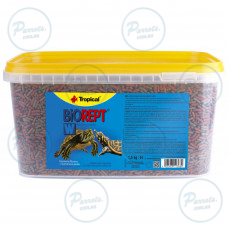 Сухой корм Tropical Biorept W для водоплавающих черепах, 1,5 кг (гранулы)