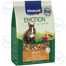 Корм Vitakraft Emotion Beauty для кроликів, для краси шкіри та шерсті, 1,5 кг