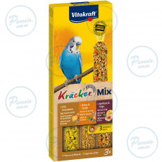 Крекер Vitakraft для декоративных попугаев с медом, фруктами и яйцом, 3 шт