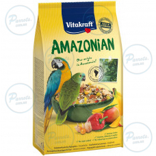 Корм Vitakraft Amazonian для великих амазонських папуг, 750 г