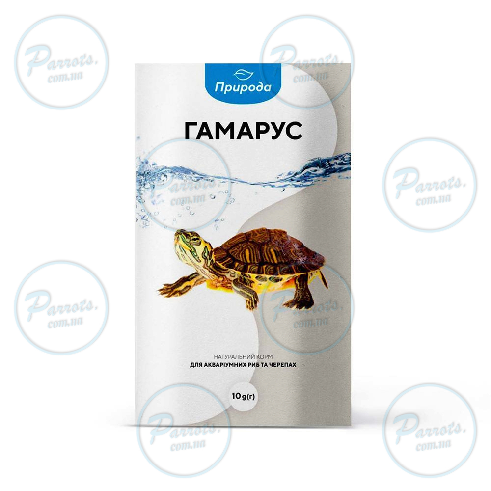 Корм Природа «Гамарус» для риб та черепах, 10 г