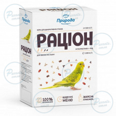 Корм Природа Раціон «Мультивітамін + йод» для хвилястих папуг, 1,5 кг