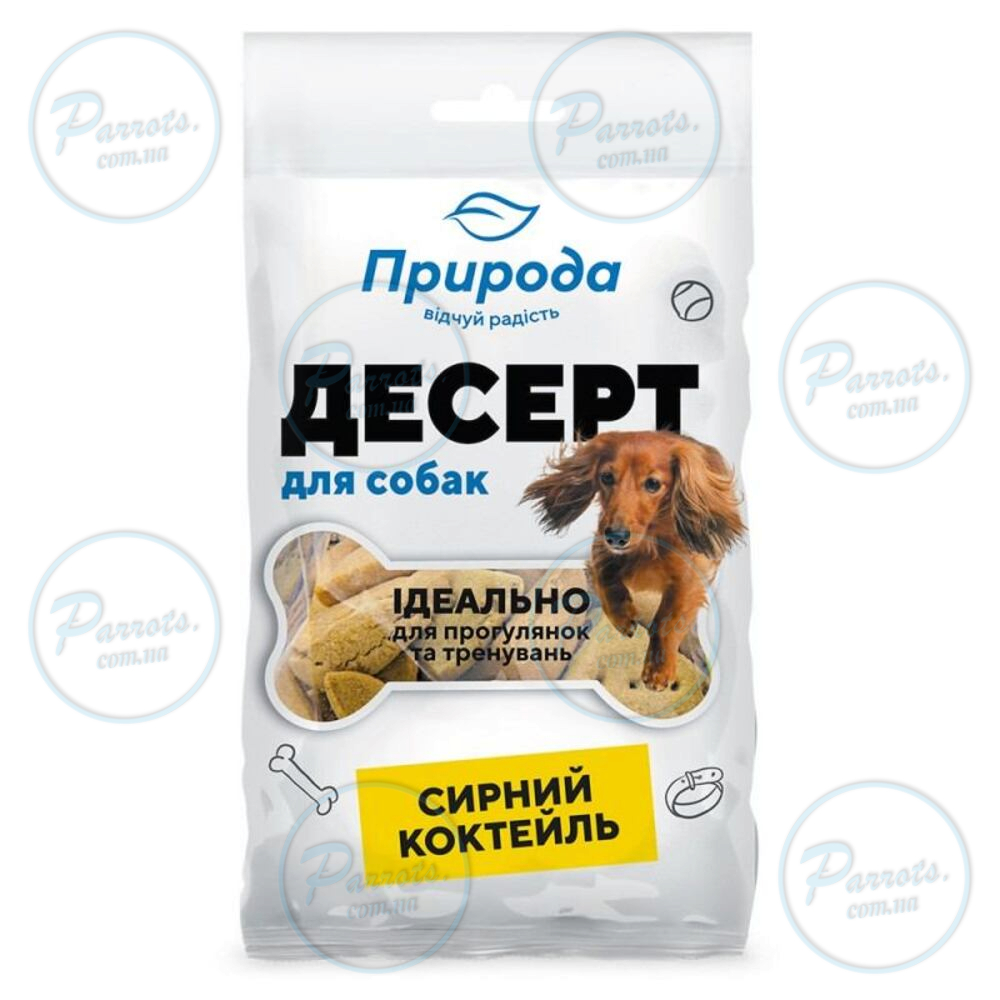 Ласощі Природа Десерт «Сирний коктейль» для собак 100 г