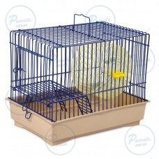 Клітка Природа Давид-1 для гризунів синя/бежева 30х20х24 см