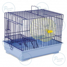 Клітка Природа Давид-1 для гризунів синя/світло-блакитна 30х20х24 см