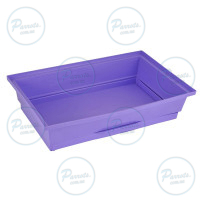 Піддон Природа для клітки гризунів великий фіолетовий 44х27 см