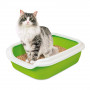 Туалет Природа «Comfort L» для кошек, 49х39х15 см (зеленый)
