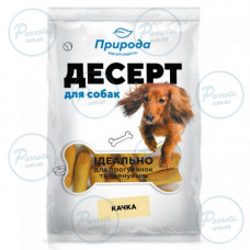 Ласощі Природа Десерт для собак качка 550 г