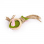 Игрушка-удочка Природа «Рыбка на магните» для кошек, розовая, 9х15 см