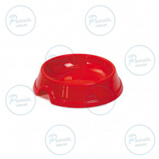 Миска для кота пласка 0,2 л червона