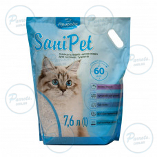Наполнитель Sani Pet для кошачьих туалетов силикагелевый, 7,6 л